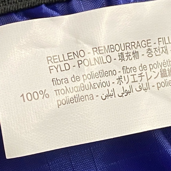 NWT. Zara Nylon Purple/Blue Multi-Pocket Backpack. main image 9